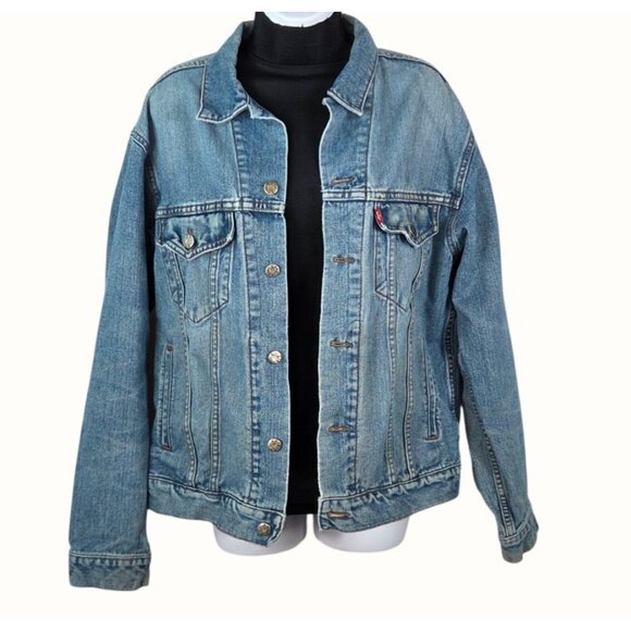 Levi's Other - Vintage 1980's Era Levis Medium 70507 Type 3 Standard Trucker Denim Jacket Blue